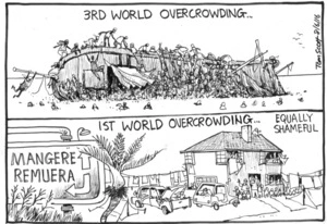 3rd World overcrowding. 1st World overcrowding. Equally shameful