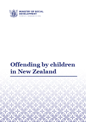 Offending by children in New Zealand / Philip Spier.