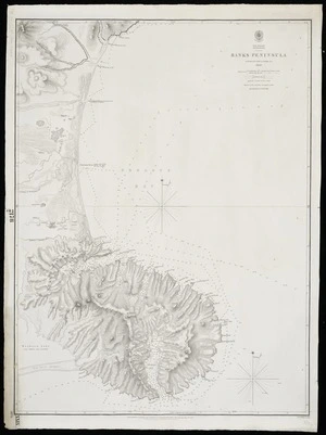 Banks Peninsula / surveyed by J.L. Stokes, 1850 ; [engraved by] J.& C. Walker.