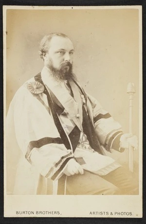 Portrait of Sir Robert Stout in ceremonial regalia