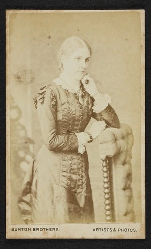 Portrait of Lady Anna Paterson Stout as a young woman