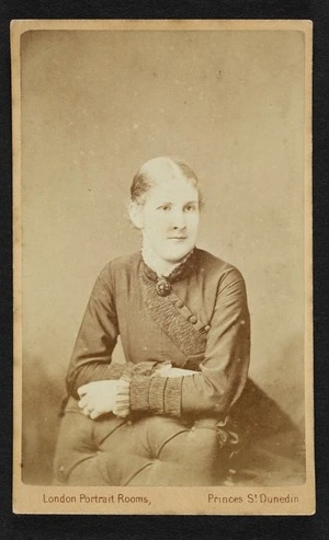 Portrait of Lady Anna Paterson Stout as a young woman