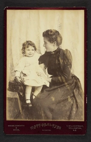 Portrait of Annie Vida Kate Pearce and Mary Vida Pearce