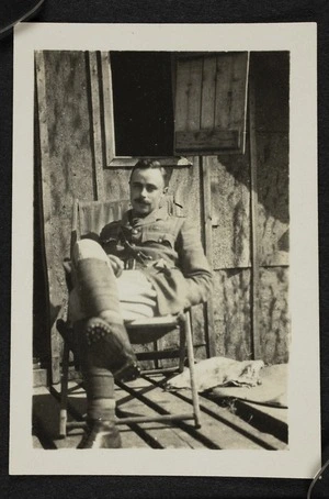 Quartermaster Lieutenant Ingleby of the 4th Battalion Grenadier Guards, during World War One