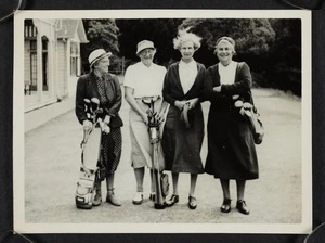 Golfers Mrs D Menzies, Mrs J Spiers, Agnes Isobel Stout, and Mrs H Milsom