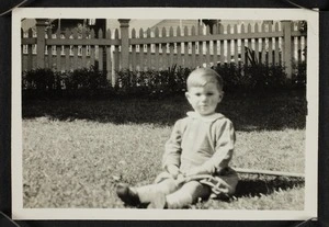 Robert Edward Stout as a young boy