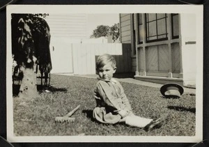 Robert Edward Stout as a young boy