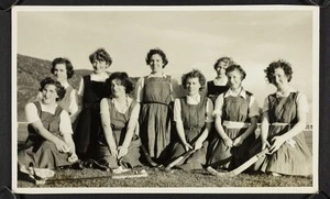 Unidentified schoolgirls' hockey team
