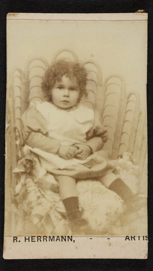 Portrait of Agnes Isobel Pearce as an infant