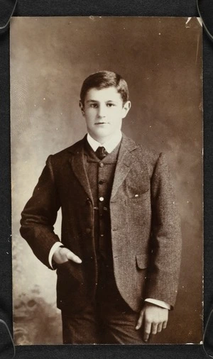 Portrait of Olaf Eirik Stout as a boy