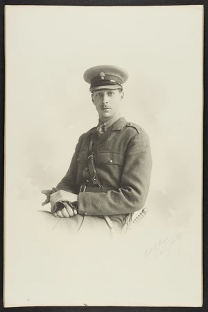 Portrait of Nathaniel Pearce in military uniform