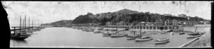 Boat harbour, Wellington, New Zealand, 1923