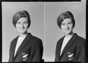 Miss M J Donnelly, New Zealand hockey representative of 1960