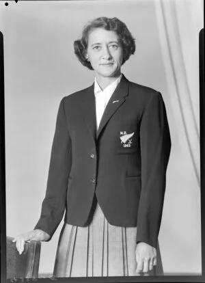 Mrs E Love, New Zealand Hockey representative 1963