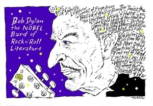 Bob Dylan, the NOBEL bard of rock 'n roll literature