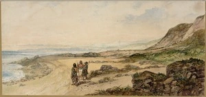 [Brees, Samuel Charles] 1810-1865 :Cape Palliser [looking] towards the Wairarapa. 1844