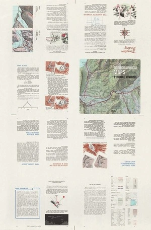 Topographical maps & route finding / compiled with the assistance of the New Zealand Mountain Safety Council and the Tourist and Publicity Department.