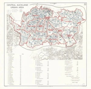 Central Auckland urban area / drawn by the Department of Lands & Survey, Wellington N.Z.