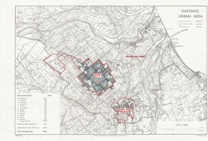 Hastings urban area / drawn by the Department of Lands & Survey Wellington, N.Z.