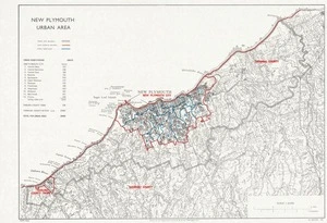 New Plymouth urban area / drawn by the Department of Lands & Survey.