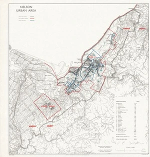 Nelson urban area / Drawn by the Department of Lands & Survey, Wellington, N.Z.