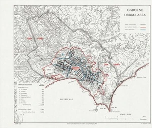 Gisborne urban area / drawn by the Department of Lands & Survey, Wellington, N.Z.