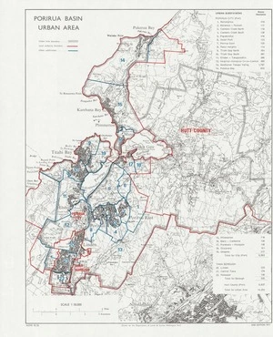 Porirua Basin urban area / drawn by the Department of Lands & Survey, Wellington, N.Z.