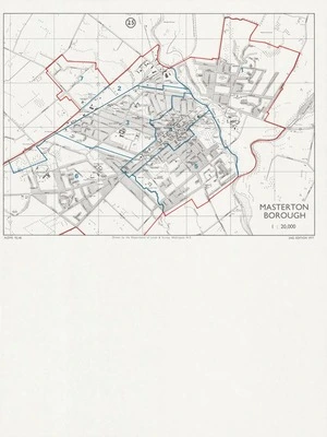 Masterton Borough / drawn by the Department of Lands & Survey, Wellington, N.Z.
