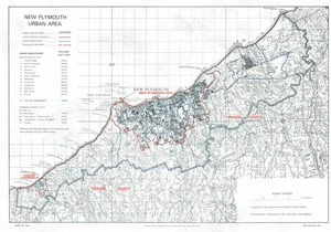 New Plymouth urban area / drawn by the Department of Lands & Survey, Wellington, N.Z.