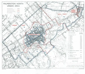 Palmerston North urban area / drawn by the Department of Lands & Survey, Wellington, N.Z.
