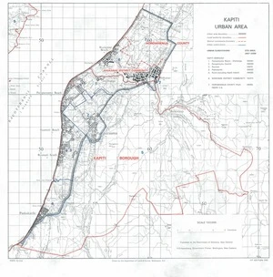 Kapiti urban area / drawn by the Department of Lands & Survey, Wellington, N.Z.