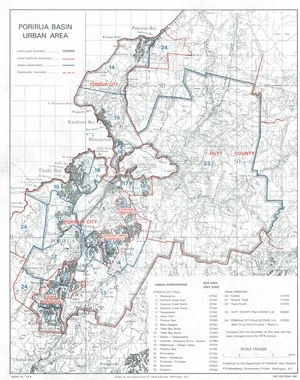 Porirua Basin urban area / drawn by the Department of Lands & Survey, Wellington, N.Z.