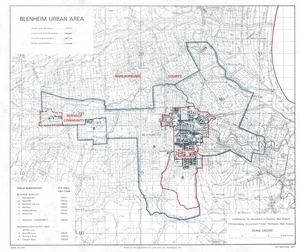 Blenheim urban area / drawn by the Department of Lands & Survey, Wellington, N.Z.