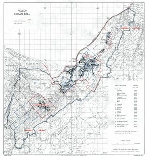 Nelson urban area / drawn by the Department of Lands & Survey, Wellington, N.Z.