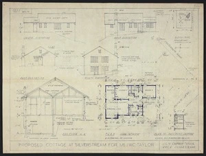 Proposed cottage at Silverstream for Mr J.W.C Chapman-Taylor