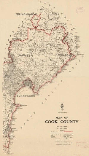 Map of Cook County.