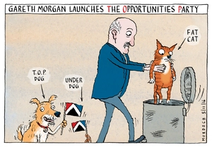 Gareth Morgan launches The Opportunities Party (TOP)