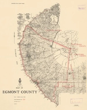 Map of Egmont County.