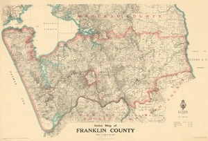 Index map of Franklin county.