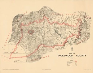 Map of Inglewood County.