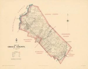 Map of Oroua County.