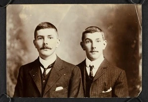 Portrait of Robert and Thomas Duncan Macgregor Stout
