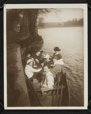 Group in a boat