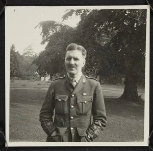 Robert Stout in army uniform