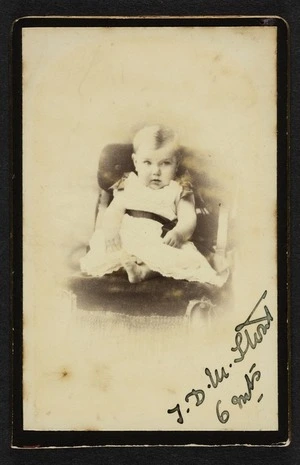 Portrait of Thomas Duncan Macgregor Stout, aged six months