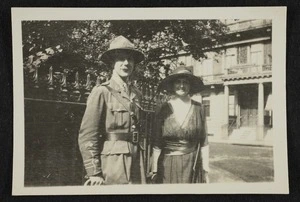 Thomas Duncan McGregor Stout with unidentified woman, Cairo