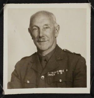 Portrait of Thomas Duncan McGregor Stout in army uniform