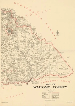 Map of Waitomo County. Sheet 2.