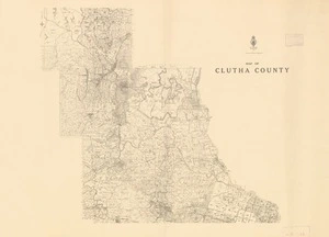 Map of Clutha County.
