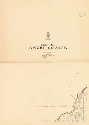 Map of Amuri County.